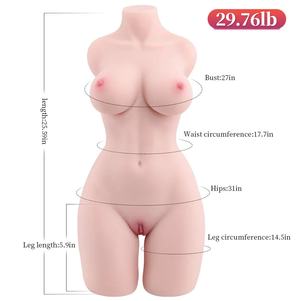 Adna-29.76LB Lifelike Big Booty Female Sex Torso