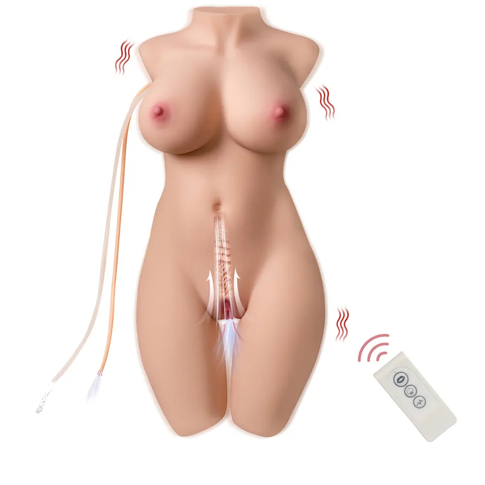 Alethea-20.28LB Automatic Vibrating & Sucking Female Torso Sex Doll Alethea-20.28LB Automatic Vibrating & Sucking Female Torso Sex Doll