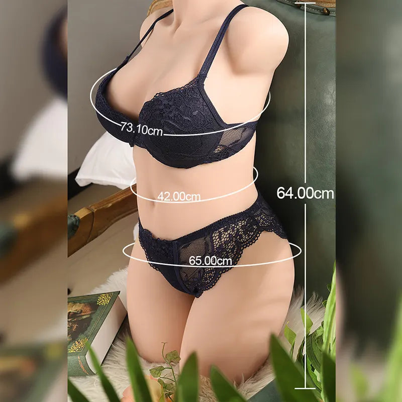 Isabella-35.27LB Vibrating & Sucking Female Sex Torso