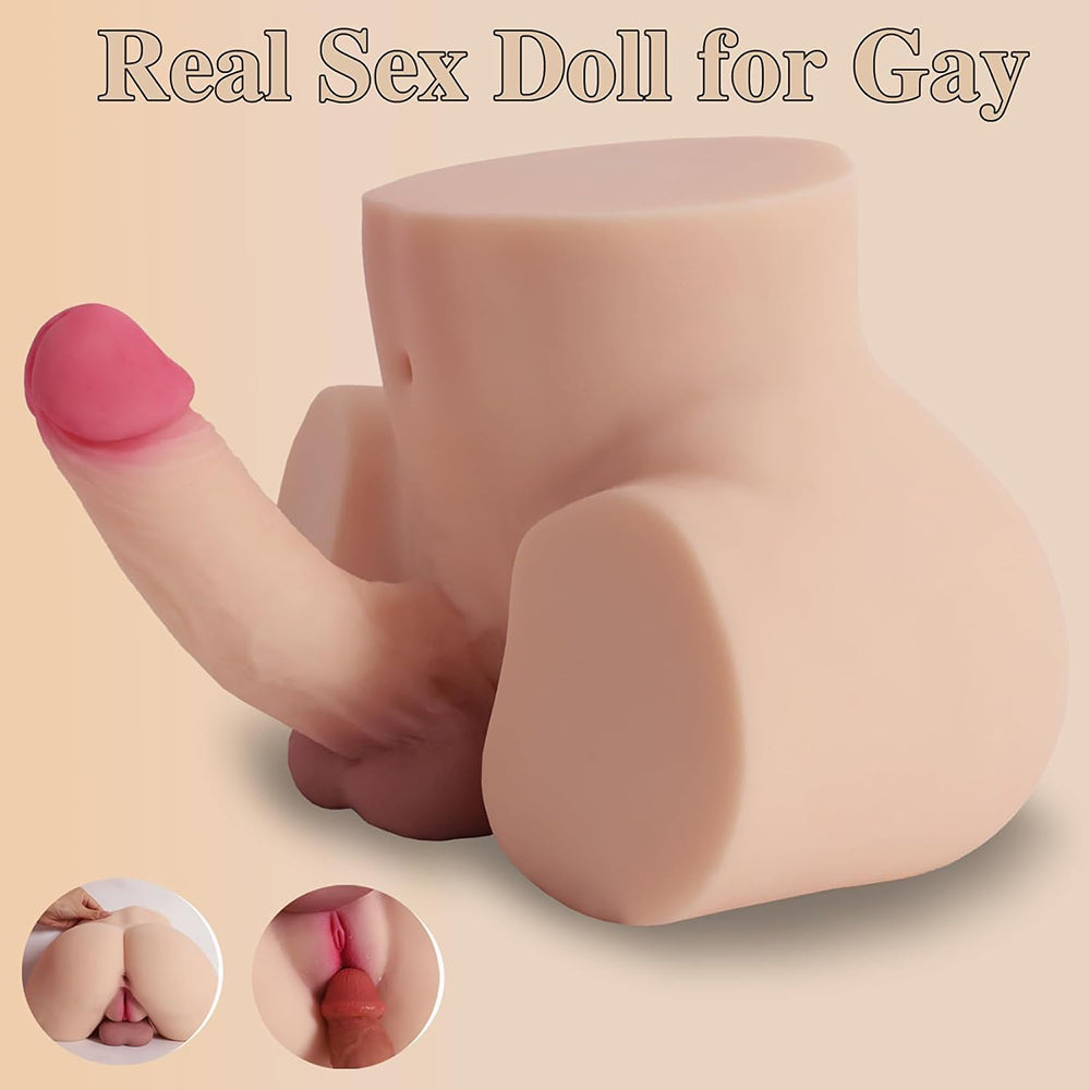 Lexy-13LB Big Ass Shemale Torso with 7″ Dildo & Realistic Vagina