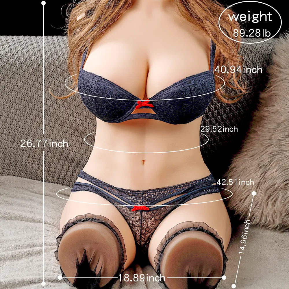 Madison-89.28LB Full Size Female Torso Sex Doll
