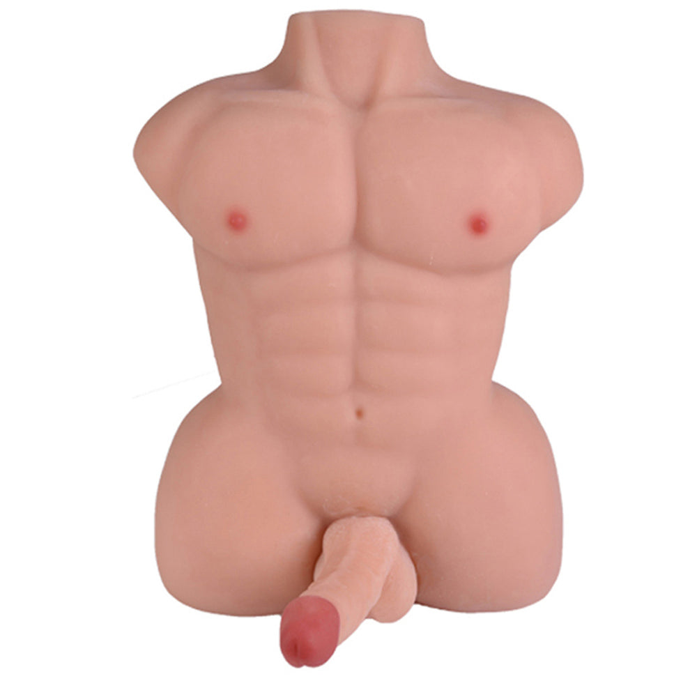 Wythe-10LB Male Sex Doll Torso With 5″ Dildo