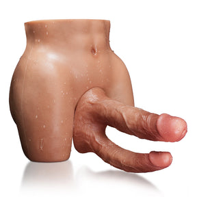 Chris-14LB Full Silicone Big Ass Male Torso With Replaceable Dildo