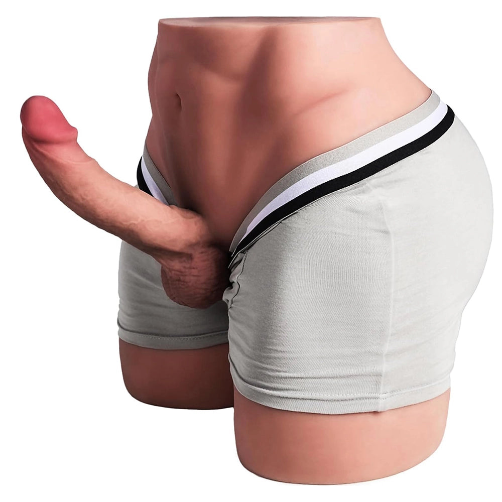 Brian-36.5Lb Big Ass Male Sex Doll Torso With 7" Dildo