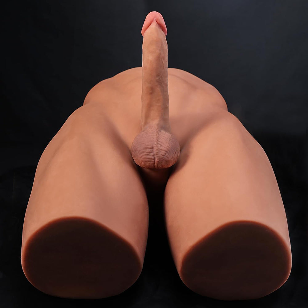 Brian-36.5Lb Big Ass Male Sex Doll Torso With 7" Dildo