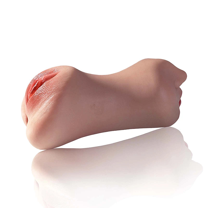 Emma: 2.3LB 3 in 1 Sexy Silicone Mouth Pocket Pussy
