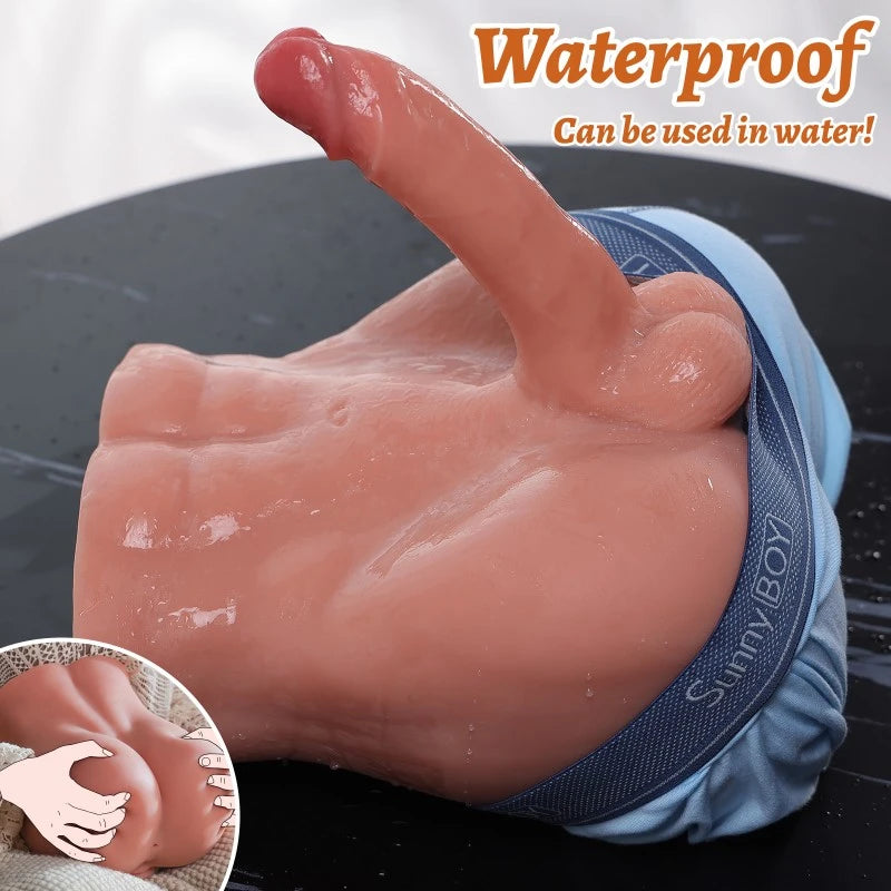 Vernon-11 LB Male Torso Sex Doll for Women with 6.9″ Dildo