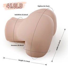 Minaj-41.8LB Realitic Super Soft Liquid Jelly Big Butt Sex Torso