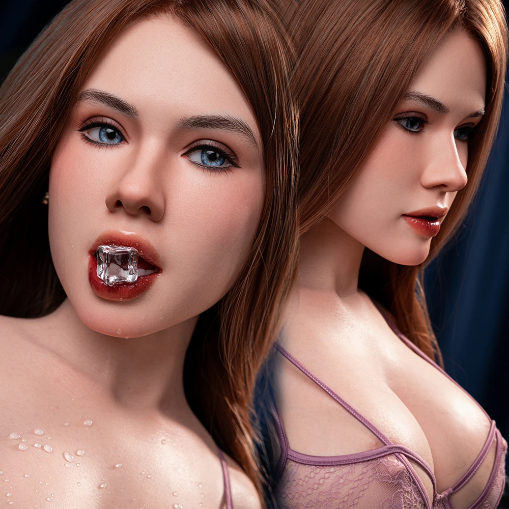 Nina: 44LB Lifelike Gel Breast Silicone Sex Doll with ROS Head