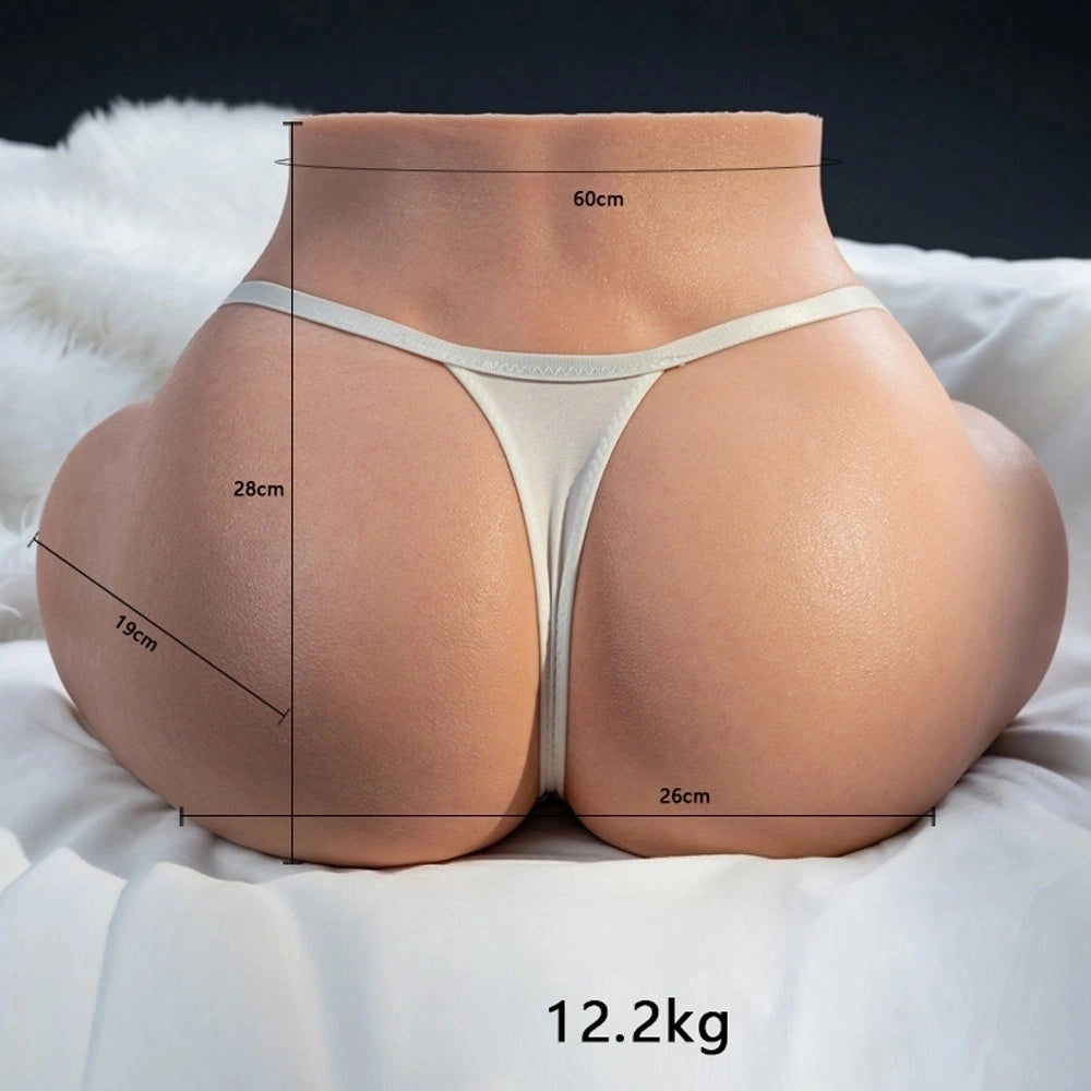 Marilyn‌-26.89 Lb Silicone Sex Doll with Torso Pocket Pussy Ass Male Sex Toys for Men Masturbation