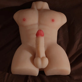 Wythe-10LB Male Sex Doll Torso With 5″ Dildo