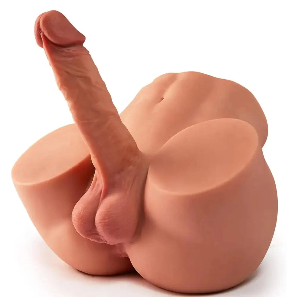 Gohya-10.5LB Big Booty Male Sex Torso With 6.7″ Realistic Dildo